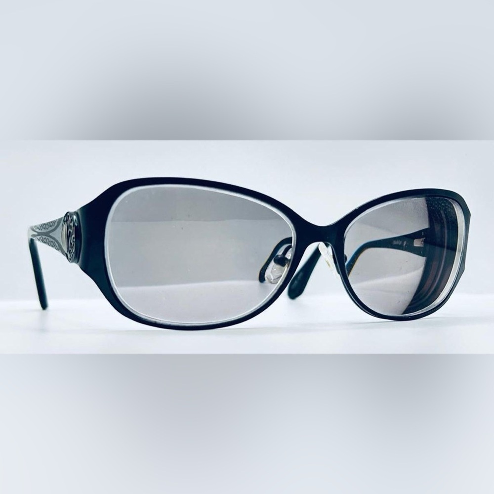 Black Eye Jezebel Black Oval Sunglasses Frames Only
